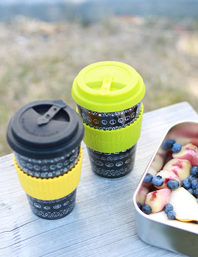 BLACKY LIME – Coffee-to-go-Becher aus Porzellan