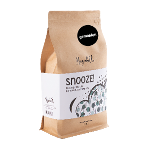 Verpackungsansicht Snooze gemahlen