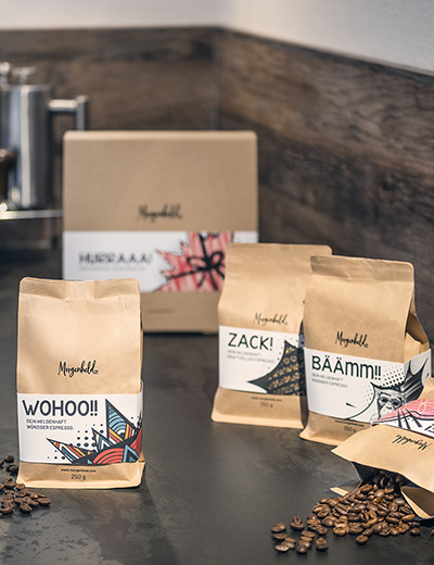 Hurraaa! Geschenkset – Morgenheld Kaffees zum Kennenlernen, nachhaltige Röstung, ideal als Geschenk