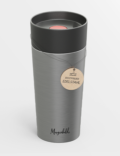 HOT STEEL Thermobecher to go aus Edelstahl