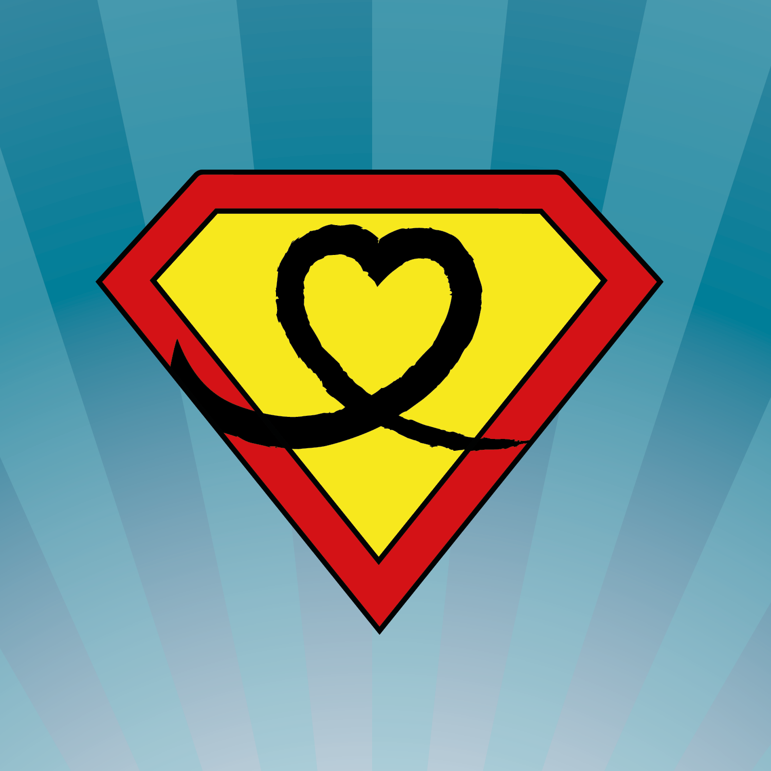 Superman Icon für die Rubrik Morgenheld Philosophie
