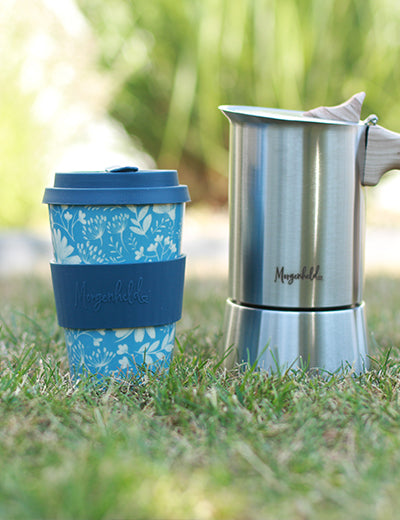 FLOWER – Coffee-to-go-Becher aus Porzellan