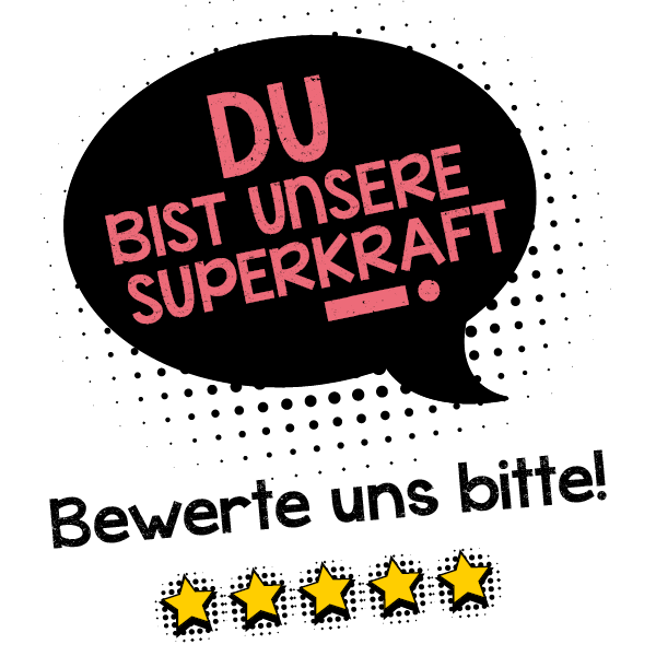 Button zum Bewerte uns