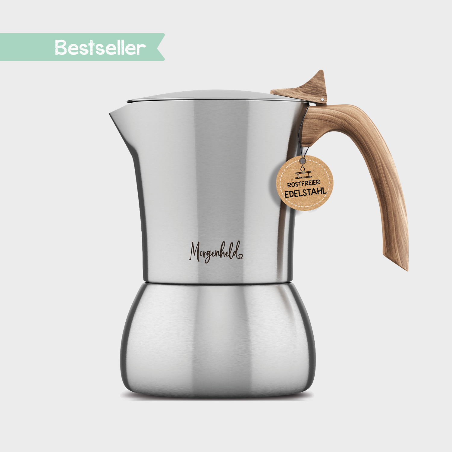 Morgenheld Espressokocher FLOW 6 Tassen als Bestseller