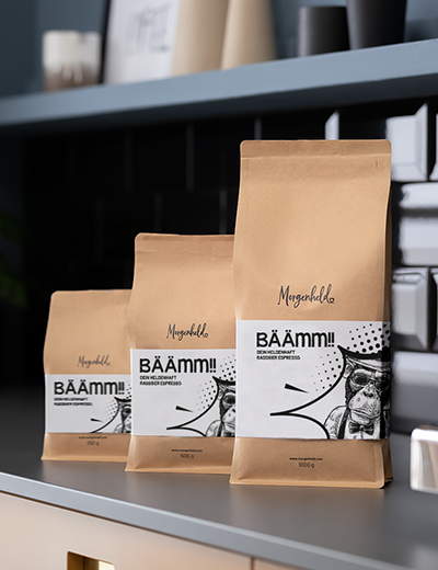 BÄÄMM! Espresso im Mehrfachpack 250 g, 500g, 1000 g – Morgenheld Kaffee Sortiment