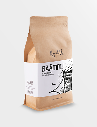 BÄÄMM! Espresso 250g von Morgenheld – süditalienische Barmischung, 66% Arabica, 33% Robusta