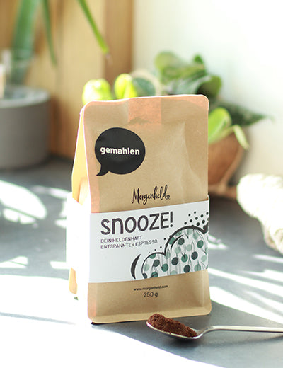Espressobohnen SNOOZE! gemahlen