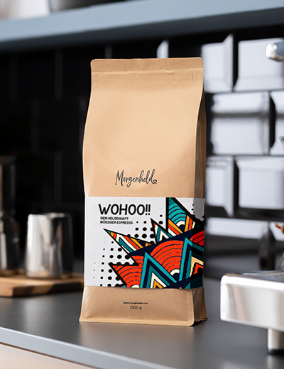 Barista-Moment mit Morgenheld Espressobohnen WOHOO! 