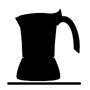 Icon Morgenheld Espressokanne auf den Herd stellen