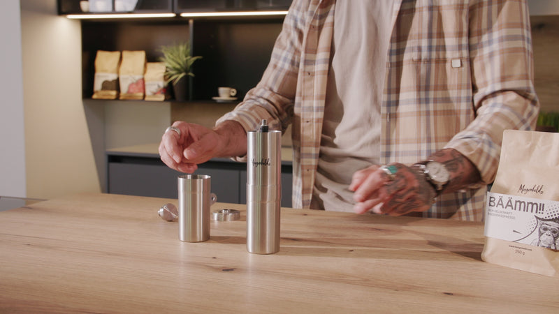 Bedienvideo der Morgenheld Kaffeemühle